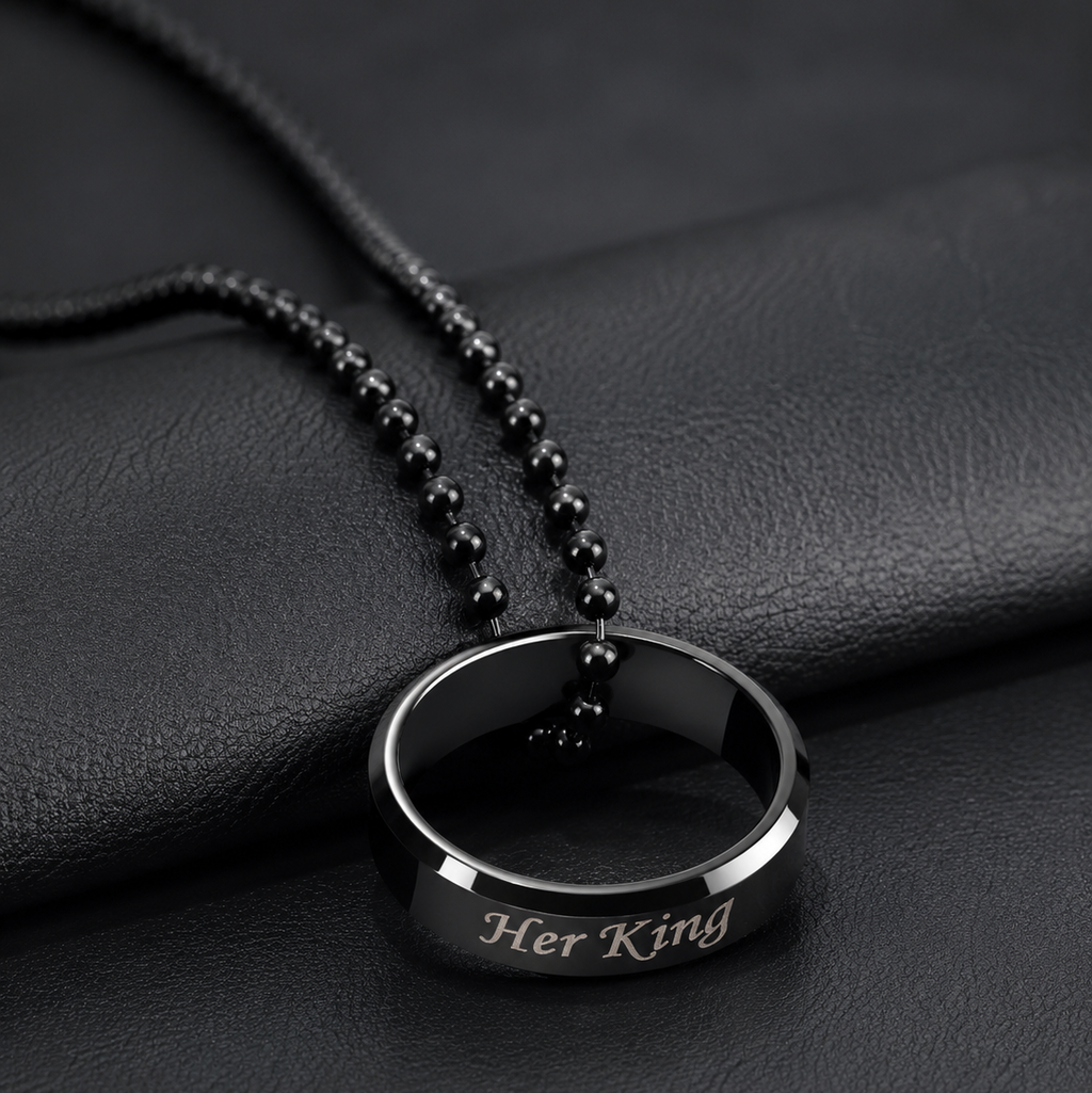 King and Queen couple pendant combo – image 5