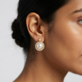 JewelMaze Exclusive Gold Plated Crystal Stone Elegant Earrings 