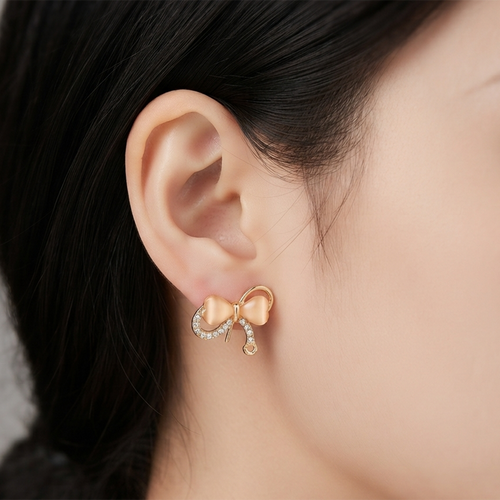 JewelMaze Exclusive Gold Plated Crystal Stone Elegant Earrings