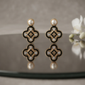 JewelMaze Exclusive Gold Plated Crystal Stone Elegant Earrings 