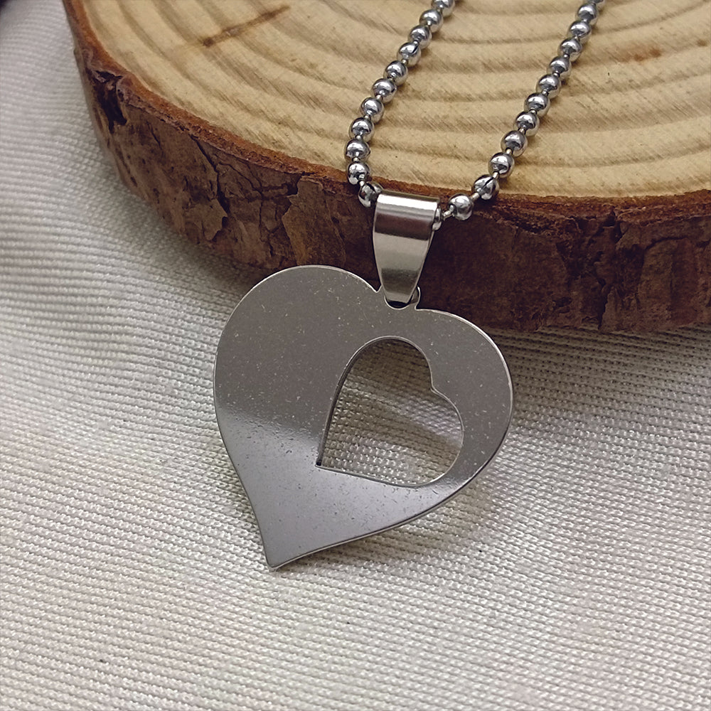 The99Jewel Heart Shaped Chain Pendant For Men And Women