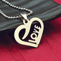 The99Jewel Love Heart Shape Chain Pendant - 1404873