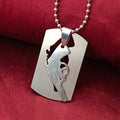 The99Jewel Gun Dog Chain Pendant For Men