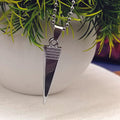 The99Jewel Stainless Steel Look Pointed Spike Pendant Chain