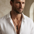 The99Jewel Black Arrow Pendant Chain for Men