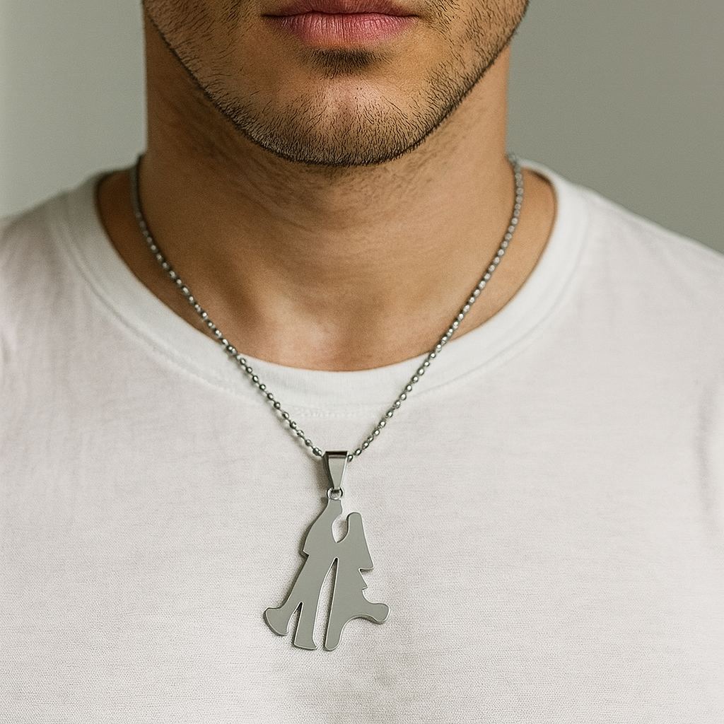 The99Jewel Couple Love Chain Pendant For Men